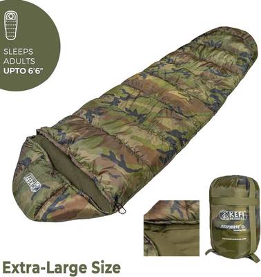 Army winter sleeping bag top