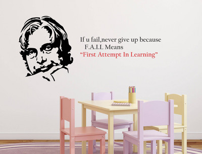 Littlebuds 110 cm Dr.A.P.J.Abdul Kalam Removable Sticker(Pack of 1)