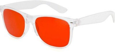 I Flash Wayfarer Sunglasses(For Men & Women, Red)