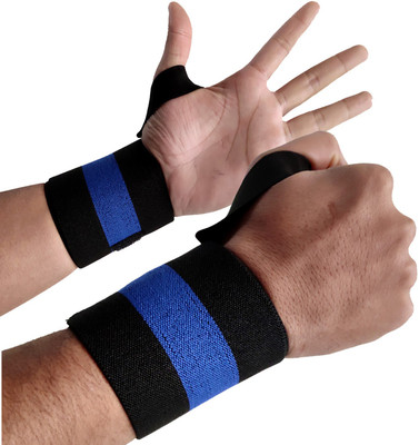 DreamPalace India Weight Lifting Wrist Support (Pack of 2) Wrist Support(Blue)