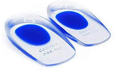 TRACEY Silicone Shoe Cushion Inserts Massage High Heel Anti-skidding Pain Relieving Pads Heel Support(Blue)