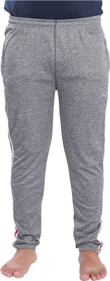 A4S Striped Men Grey Track Pants