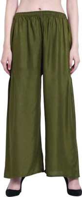 Skandas Trendz Flared Women Green Trousers