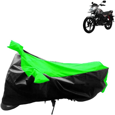 aksmit Two Wheeler Cover for Mahindra(Pantero, Black, Green)