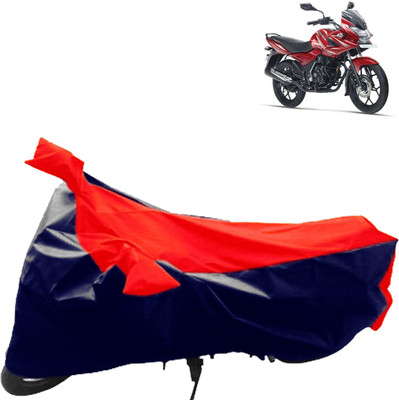 aksmit Two Wheeler Cover for Bajaj(Discover 150 f, Blue, Red)
