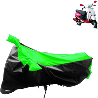VOCADO Two Wheeler Cover for Hero(Pleasure, Black, Green)