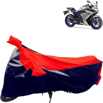 aksmit Two Wheeler Cover for Yamaha(RX 100, Blue, Red)