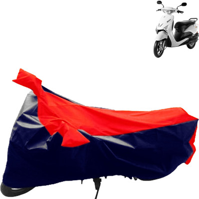 aksmit Two Wheeler Cover for Indus(Yo Xplor, Blue, Red)
