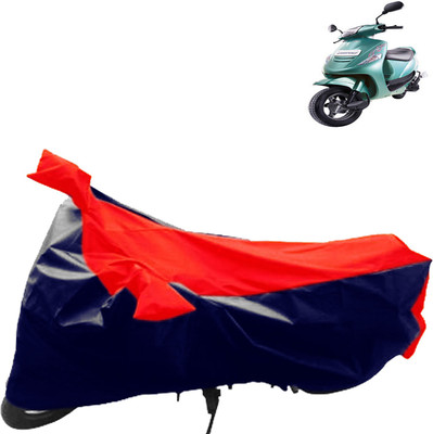 aksmit Two Wheeler Cover for Mahindra(Kine, Blue, Red)