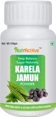 NutrActive Karela Jamun Mix Powder for Diabetic Care(150 g)