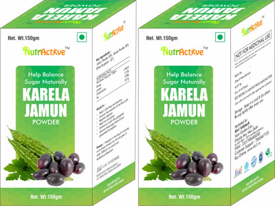 NutrActive Organic Karela Jamum Powder(2 x 150 g)