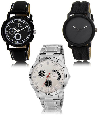SWIFFIN New latest Designer Combo of 3 Analog Watch  - For Men