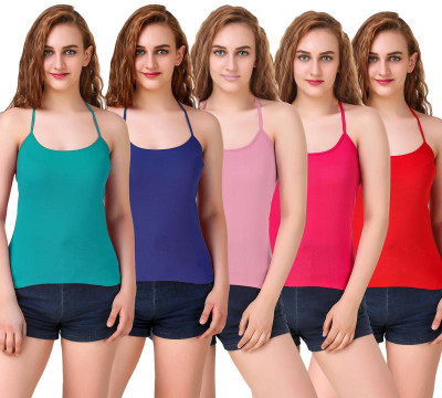 ZOLDY Women Camisole(Pack of 5)