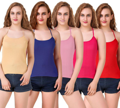 ZOLDY Women Camisole(Pack of 5)