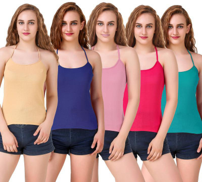 ZOLDY Women Camisole(Pack of 5)