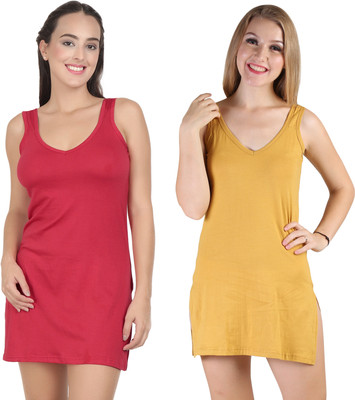 Blazon Women Chemise(Pack of 2)