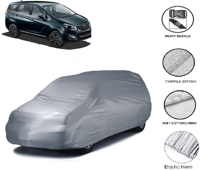 GIFFEN Car Cover For Mahindra Marazzo (Without Mirror Pockets)(Silver)