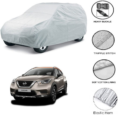 GIFFEN Car Cover For Mahindra KUV100 (Without Mirror Pockets)(Silver)