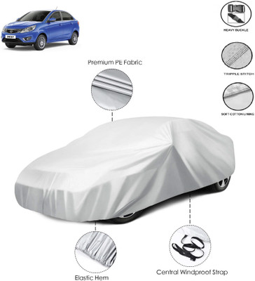 GIFFEN Car Cover For Tata Zest (Without Mirror Pockets)(Silver)
