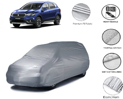 GIFFEN Car Cover For Maruti Suzuki S-Cross (Without Mirror Pockets)(Silver)