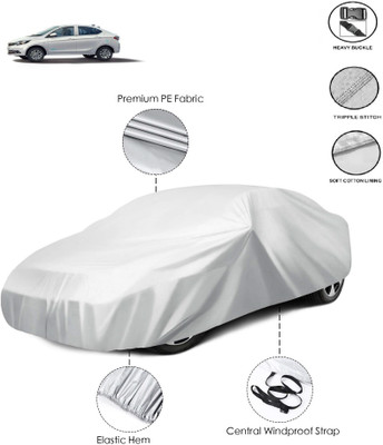 GIFFEN Car Cover For Tata Tigor (Without Mirror Pockets)(Silver)