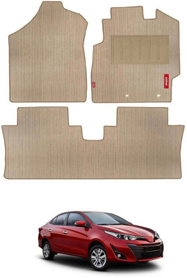 elegant Polypropylene Standard Mat For  Toyota Yaris(Beige)