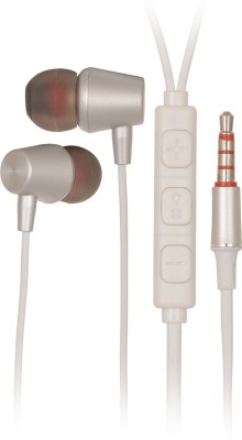 b.r.gold BR- 14 Music Wired Headset(White, In the Ear)