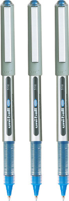 uni-ball Eye UB 157 0.7 mm Roller Pen | Quick Drying Ink, Fast Writing Roller Ball Pen(Pack of 3, Ink Color - Blue)