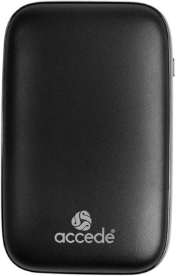 Accede 1000 mAh Power Bank(Black, Lithium-ion)