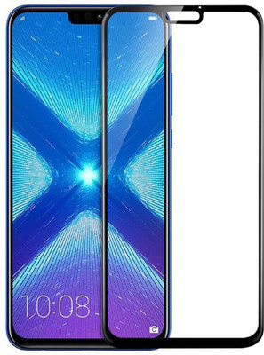 MISHY Edge To Edge Tempered Glass for Honor 8X, Huawei Y9(Pack of 1)