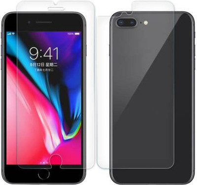 FIRST IMPRESSION Front and Back Tempered Glass for Apple iPhone 8 Plus(Pack of 2)