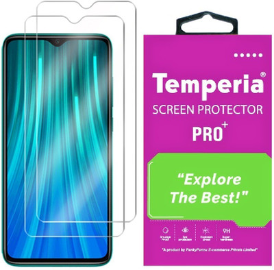 Temperia Tempered Glass Guard for Mi Redmi Note 8(Pack of 2)
