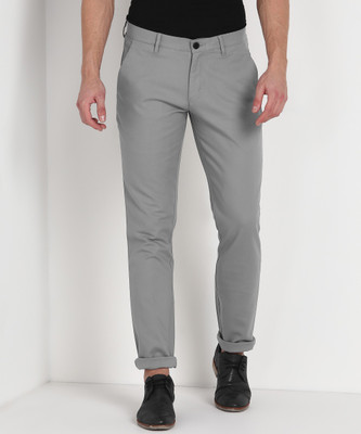 Raymond Slim Fit Men Grey Trousers
