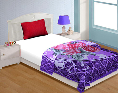 Oshano Printed Double Mink Blanket for  Heavy Winter(Microfiber, Multicolor)