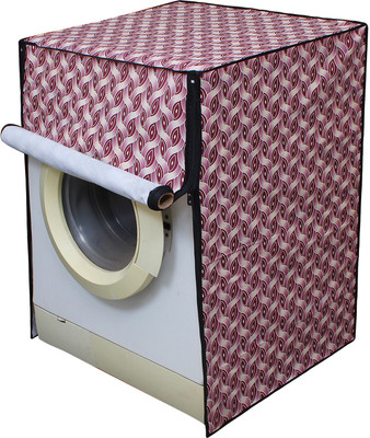 LITHARA Front Loading Washing Machine  Cover(Width: 60.96 cm, Pink, Brown)