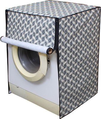 LITHARA Front Loading Washing Machine  Cover(Width: 60.96 cm, Blue, Silver)