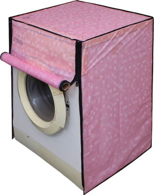 LITHARA Front Loading Washing Machine  Cover(Width: 60.96 cm, Pink)