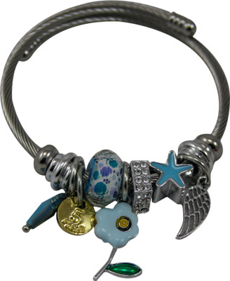 jashan accessories Metal Zircon Silver Charm Bracelet