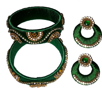 Shrungarika Silk Dori Bangle Set