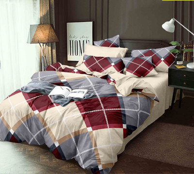 PUMPUM Floral King Comforter for  Heavy Winter(Microfiber, Multicolor)