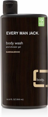 Every Man Jack Body Wash - Sandalwood 16.9 FL Oz(500 ml)