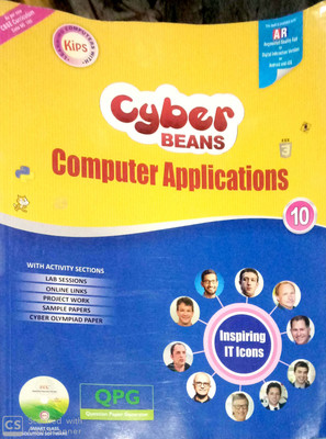 cyber beans computer applications class 10(English, Paperback, kips learning)
