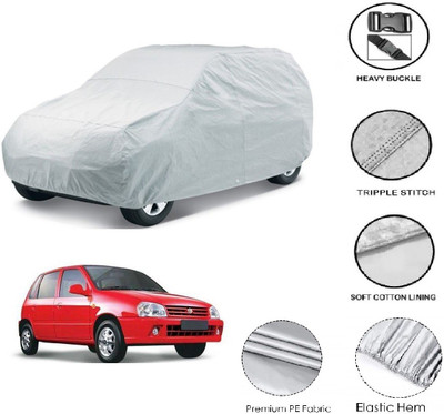 GIFFEN Car Cover For Maruti Suzuki Zen (Without Mirror Pockets)(Silver)