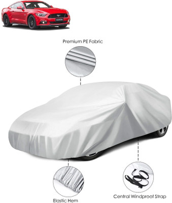 GIFFEN Car Cover For Ford Mustang (Without Mirror Pockets)(Silver)