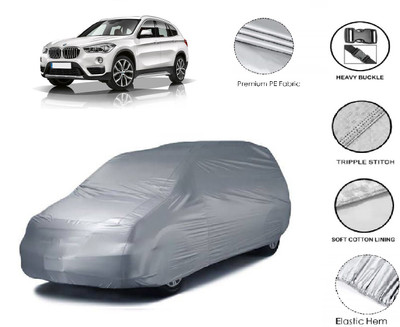 GIFFEN Car Cover For BMW X1 (Without Mirror Pockets)(Silver)