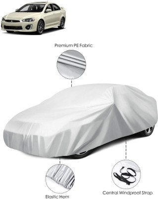 GIFFEN Car Cover For Mitsubishi Lancer Evolution (Without Mirror Pockets)(Silver)