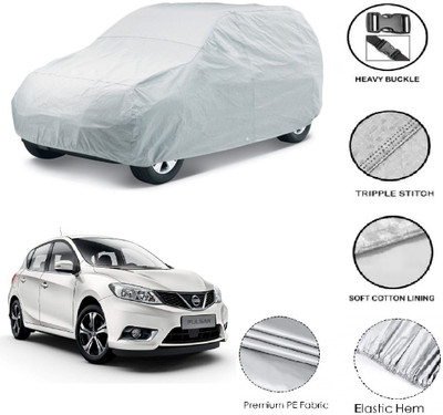 GIFFEN Car Cover For Nissan Pulsar (Without Mirror Pockets)(Silver)