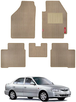 elegant Polypropylene Standard Mat For  Hyundai Accent Viva(Beige)