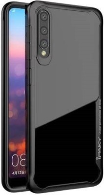 kursa hub Front & Back Case for Samsung Galaxy A50s(Transparent, Black, Shock Proof)