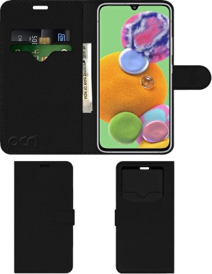 ACM Flip Cover for Samsung Galaxy A90 5G(Black, Cases with Holder, Pack of: 1)